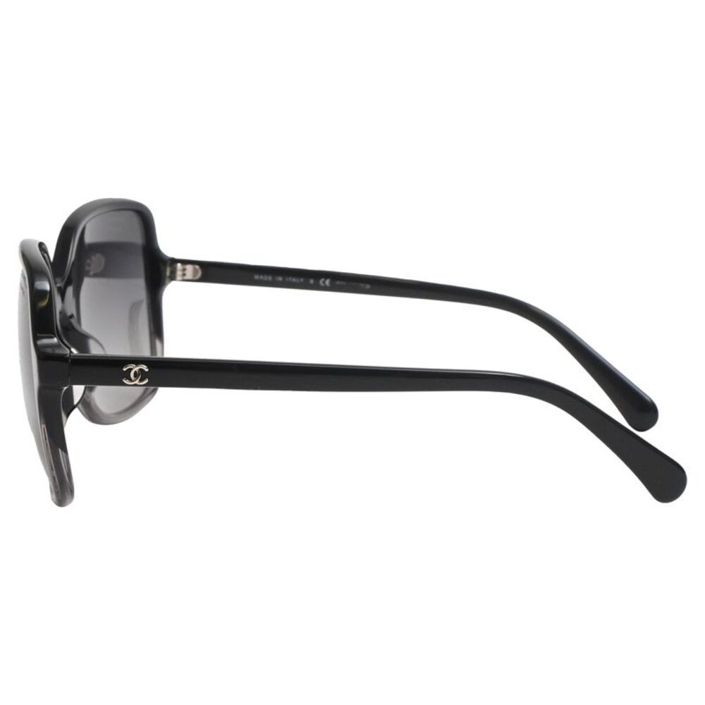 Chanel Gradient Oversized Sunglasses in Black Acetate - Picture 2 of 9